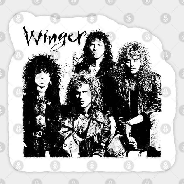 Winger Sticker by Chicken Allergic